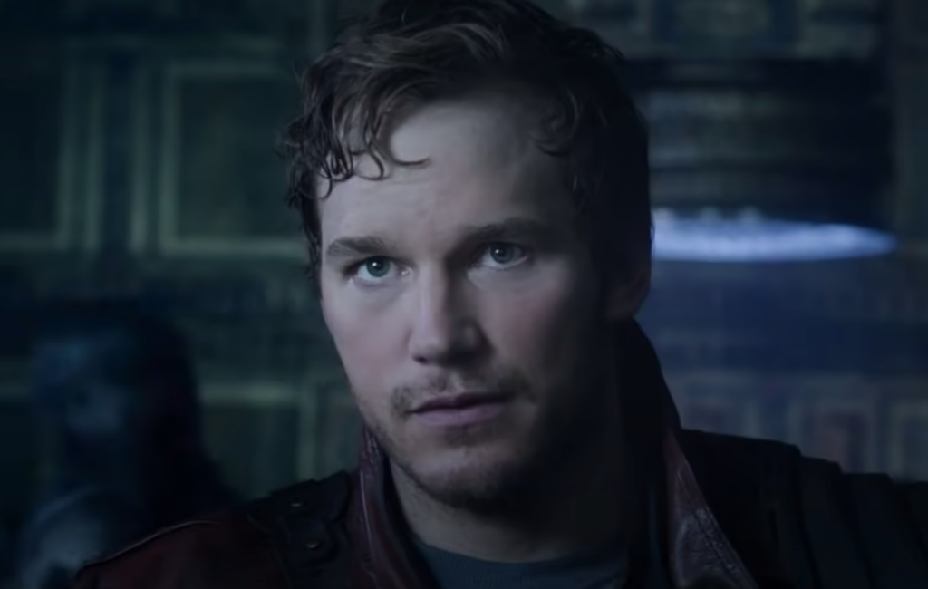 Chris Pratt in Guardians of the Galaxy Vol 2