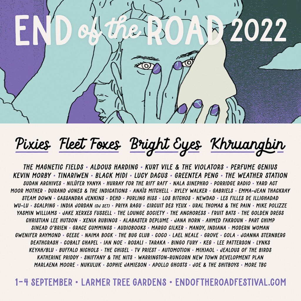 The lineup poster for End of the Road festival 2022