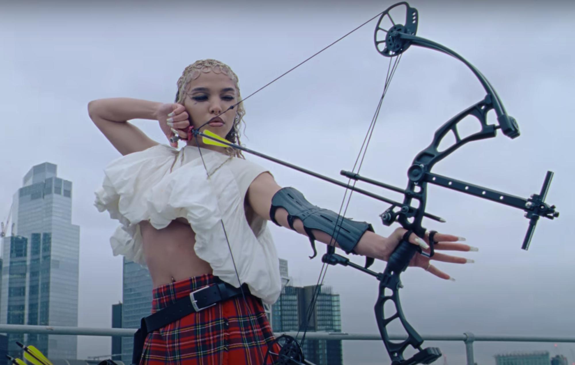 Fka Twigs Shoots Herself With Bow And Arrow In Video For Meta Angel