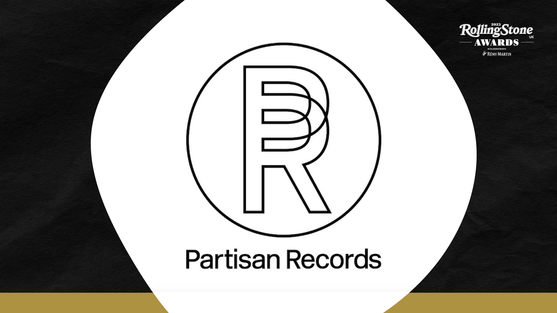 Partisan Records win the Record Label Award at the Rolling Stone UK Awards