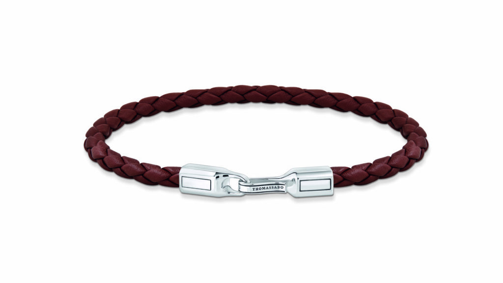 Brown braided bracelet